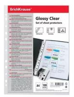 Файл-вкладыш А4, ErichKrause Glossy Clear, 60 мкм