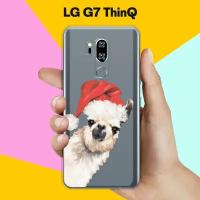 Силиконовый чехол на LG G7 ThinQ Лама / для ЛДжи Джи 7 СинКу