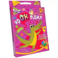 Карточная игра Danko Toys Детский крокодил, с кубиками (CROC-01-01)