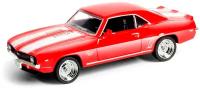 Машина металлическая RMZ City серия 1:32 Chevrolet Camaro 1969, красный цвет, двери открываются