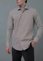 Рубашка Dave Raball, размер 41 176-182, коричневый