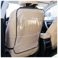 Защитная накидка на спинку сидения автомобиля, размер: 60х40, состав: ПВХ, для детей и малышей