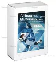 Плёнка для ламинирования Bulros 70х100 мм, 250 мкм, глянцевая, 100 шт