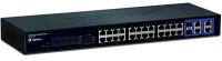 24-портовый коммутатор TRENDnet TEG-424WS WebSmart Gigabit с 4 портами Gigabit Ethernet и 2 слотами mini-GBIC