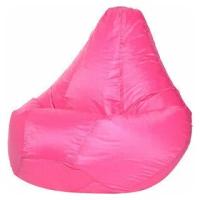 Кресло-мешок Груша XXL-Комфорт, 200 л, розовый оксфорд (Puffdom пуф, кресло, бескаркасная мягкая мебель)