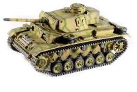 Р/У танк Taigen 1/16 Panzerkampfwagen III (Германия) дым, свет V3 2.4G RTR камуфляж, TG3848-BC3.0