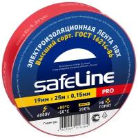 Изолента Safeline 19/25 красный 12125 15525325