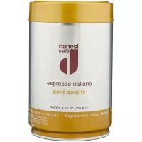 Кофе в зернах Danesi Espresso Gold, жестяная банка, 250 г