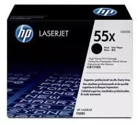 Картридж HP CE255X №55X, черный