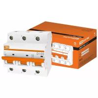 Автоматический выключатель TDM ELECTRIC ВА 47-100 (D) 10kA 100 А
