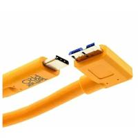 Кабель Tether Tools TetherPro USB-C to 3.0 Micro-B Right Angle 4.6m Orange (CUC33R15-ORG)