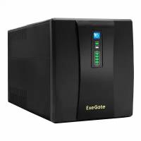 ИБП ExeGate SpecialPro UNB-1200.LED.AVR.4SH.USB <1200VA/750W,LED, AVR, 4*Schuko, USB, Black>