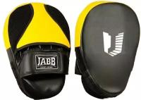 Лапа бокс.(пара) Jabb JE-2194 иск. кожа черный/желтый N/S