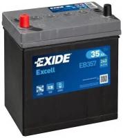 Аккумулятор excell 12v 35ah 240a 187х127х220 etn1 jis клемы крепление b0 Exide EB357