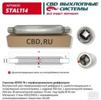 Стронгер пламегаситель 45550.76 перфорированный диффузор Cbd STAL114