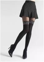 Колготки Marilyn Zazu Dots W02, 60 den, размер 1-2, черный