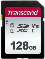 Карта памяти TRANSCEND 128Gb 300S SDXC UHS-I U1 V10 (100/25 MB/s)