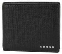 Кошелёк Cross RTC Black, кожа наппа, тисненая, чёрный, 11 х 9 х 1,5 см, AC238072_1-1