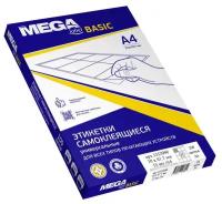 Этикетки самокл. ProMEGA Label BASIC 70х67,7 мм, 12 шт. на лист. А4 100л