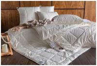 Хлопковое легкое одеяло Organic Cotton German Grass (кремовый), Одеяло 220х240 легкое