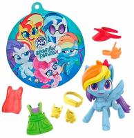 Фигурка My Little Pony Взрывная модница Радуга Дэш F1758, 7.6 см