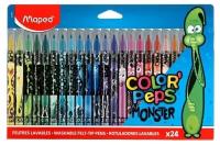 Фломастеры Maped Color`Peps Monster 845401 смываемые 24 цвета