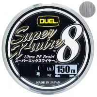 Шнур плетеный Duel PE SUPER X-WIRE 8 150m Silver #2.0 16.0Kg (0.24mm)