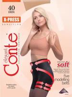 Колготки Conte elegant X-Press, 40 den, размер 5, коричневый