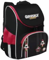 Ранец GRIZZLY анатомическая спинка, с мешком для обуви, для мальчиков, 