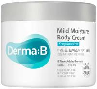 Derma B Крем для тела Mild Moisture Body Cream гипоаллергенный, 430мл, Корейская косметика