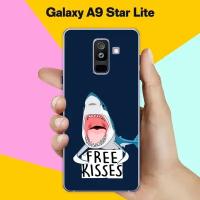 Силиконовый чехол на Samsung Galaxy A9 Star Lite Акула / для Самсунг Галакси А9 Стар Лайт