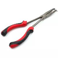 Плоскогубцы рыболовные удлиненные изогнутые Namazu Pro Bent Nose Pliers, L-290 мм/50/