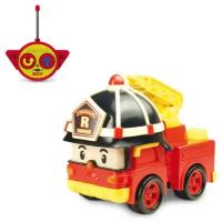 Пожарный автомобиль ROBOCAR POLI Robocar Poli Рой (83186), 15 см, красный/черный/желтый