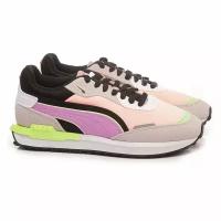 Кроссовки PUMA, размер 5, коралловый, черный