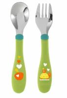 Набор для кормления Chicco Metal Cutlery