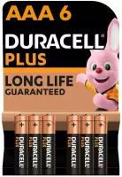 Батарея Duracell ААА LR03-6BL PLUS 6 шт