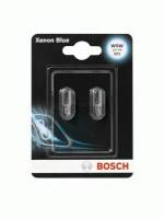 Лампа накаливания W5W W2,1x9,5d Xenon Blue (блистер 2шт), 1987301033 BOSCH 1 987 301 033