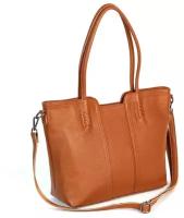 Женская кожаная сумка С-58 Браун (128421)