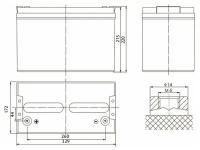 Аккумуляторная батарея POWERMAN Battery CA121000