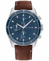 Наручные часы TOMMY HILFIGER Часы Tommy Hilfiger 1791837, коричневый, синий