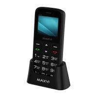 Телефон мобильный (MAXVI B100DS BLACK)