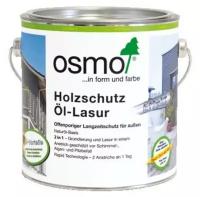 Osmo Защитное масло-лазурь для древесины с эффектом серебра HolzSchutz Öl-Lasur Effekt