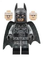 Минифигурка Лего Lego sh786 Batman - Dark Bluish Gray Suit, Black Belt, Black Hands, Spongy Cape with 1 Hole, Black Boots