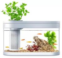 Акваферма Xiaomi Geometry Fish Tank Aquaponics Ecosystem C180 Standart Set (белый)