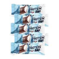 Fit Kit Протеиновый батончик без сахара Protein BAR, 5шт по 60г (Фисташковое мороженое)
