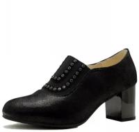 Ascalini W22184V женские туфли закрытые черный натуральная кожа
