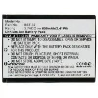 Аккумулятор iBatt iB-U2-M356 650mAh для Sony Ericsson W810i, W810, Z710i, K510i, W800i, W700i, Z550i, W550i, K610i, K310i, W710i