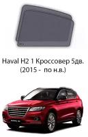 Каркасные автошторки на задние окна Haval H2 1 Кроссовер 5дв. (2015 - по н. в