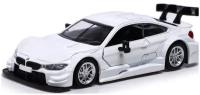 Металлический транспорт Автоград Машина металлическая BMW M4 DTM, 1:44, инерция, открываются двери, цвет белый