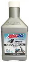 Синтетическое моторное масло AMSOIL Formula 4-Stroke Synthetic Scooter Oil 10W-40